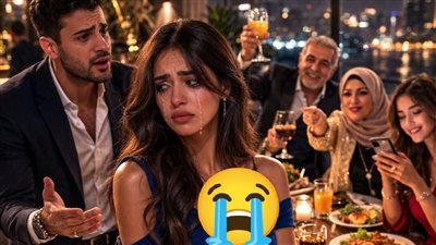 مش إنت وعدتني إننا هنتعشى لوحدنا؟ و دلوقتي السفرةإتملت ناس غريبة